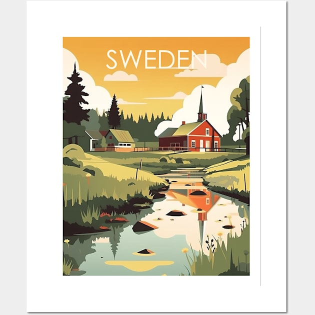 SWEDEN Wall Art by MarkedArtPrints